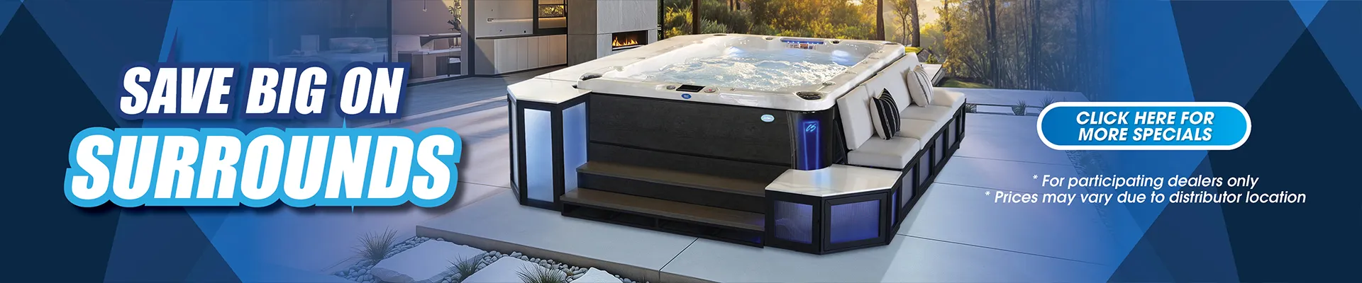 Calspas hot tub being used in a family setting - Columbus